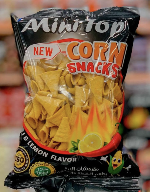 Mini Top Snacks Hot 400g x 12